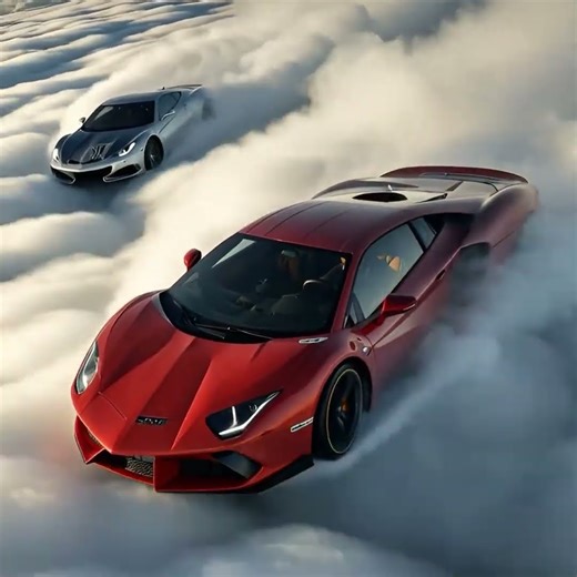 Lamborghini vs Ferrari – #FlyingCars #LamborghiniVsFerrari #SkyRace #SupercarBattle #SkyDriveConcept