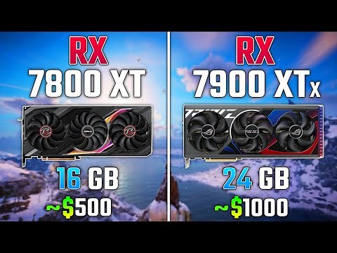 AMD RX 7800 XT vs RX 7900 XTX | Test in 7 Games
