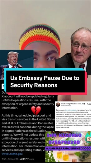 US Embassy Advises on X Account Updates