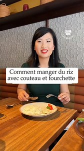 Comment manger du riz avec un couteau et une fourchette #lesateliersdusavoirvivre #pourtoi #etiquettecouvert #étiquettemoderne #viralreel #savoirvivre | les ateliers du savoir-vivre