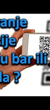 QR kod (bar kod) - kako pronaći aplikaciju - kako skenirati qr kod samo sa kamerom