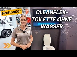 CLEANFLEX, the new toilet solution from Knaus Tabbert.