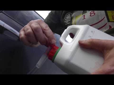 Citroen C8 FAP Additive fluid replacement