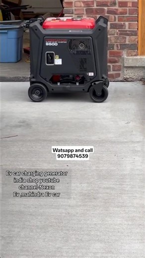 Nexon Ev car charging generator 9079874539 , 4 hour full charge silent