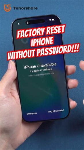 Factory Reset Your iPhone Without Password — Here’s How!🔧