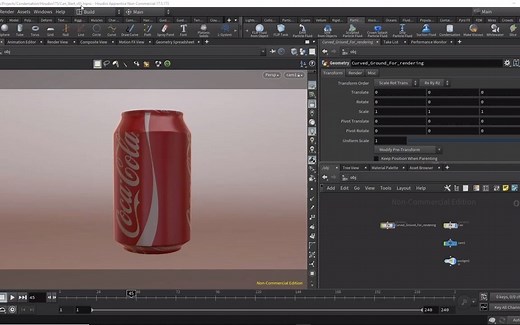 【教程搬运】Houdini滑落水滴效果 Droplets tutorial in Houdini
