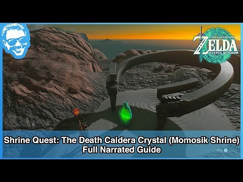 Shrine Quest The Death Caldera Crystal (Momosik Shrine) - Full Narrated Guide - Tears of the Kingdom
