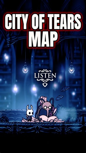 Finally found the map in City of Tears! #hollowknight #shorts #gaming
