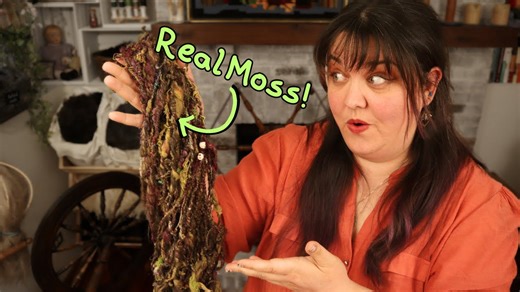 My Art Yarn Spinning Process — Letting the Fiber Tell Its Story