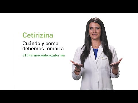 Cetirizina, cuándo y cómo debemos tomarla. Tu Farmacéutico Informa