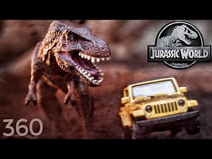 360 VR Don't Panic! Jurassic Park T-REX Outbreak