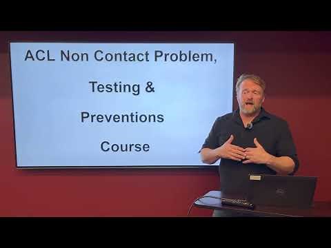 Intro To the Non Contact ACL Problem and How to Test and Prevention