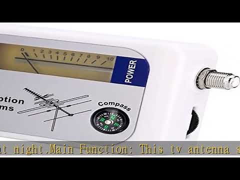 Signal Finder, Mini Finder Digital Aerial Terrestrial TV Antenna Signal Strength Meter Detector Rec