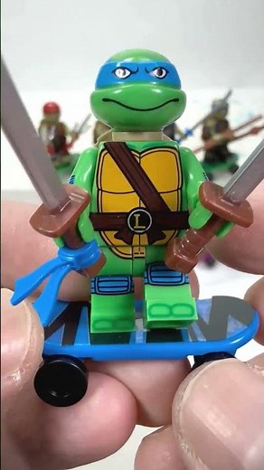 LEGO Teenage Mutant Ninja Turtles: Mutant Mayhem Unofficial Lego Minifigures #Shorts