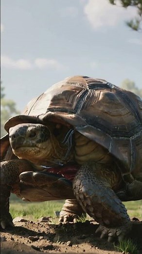 Tortoise Shell Is PART of Its Body 😱🐢
