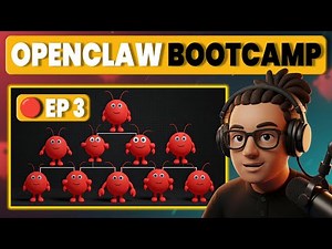 Build a Multi-Agent AI Team That Works 24/7 (Openclaw Bootcamp Ep3)