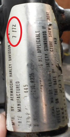 1971-1973 Harley-Davidson Model VIN's and DOM...