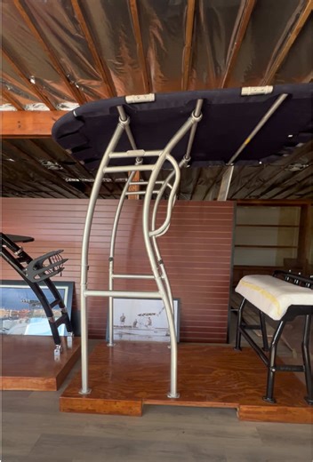 Just have a Dolphin Pro2 T-top assembled in our showroom located at 653 S Melrose St, Placentia, CA .#fishingsports #sportsfishing #fishingboat #dolphinttop #boat