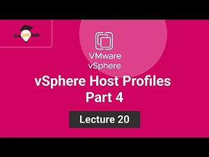 Lecture 20. Part4: How To Create and Setup VMware vSphere 8 Host Profiles : Step by Step Tutorial