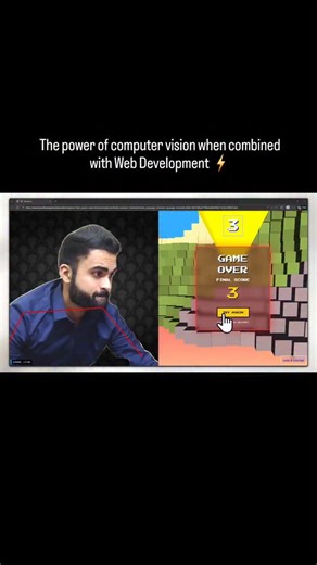 RammCodes | Developer Advocate 👨‍💻 on Instagram: "One of the wildest things built on the web 🤯 Wingman is a 3D Flappy Bird–style game you control using your own body. It uses your webcam and computer vision to track your movements, so instead of a keyboard or controller, you literally move to play. No downloads. No hardware. Just open it in the browser and start flying. If you love experimental web projects or want to see what’s possible with computer vision on the web, this one is seriously