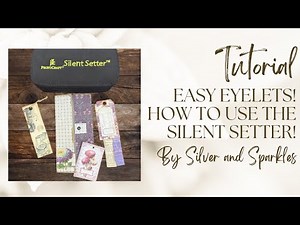 How to Set Eyelets with the Silent Setter | Eyelet Setting Made Simple #eyelets