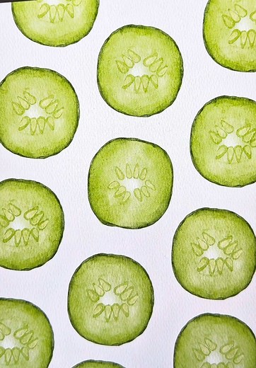 Learn how to draw an easy cucumber vegetable on procreate with the quick and easy beginner digital art procreate tutorial 🥒🥒 Watch me draw an easy cucumber using our realistic watercolour brushes set for procreate which are perfect for digital artists, procreate beginners, and those looking for professional, realistic brushes, natural watercolor texture, and easy digital drawing for your ipad. What im using: 🎨 the watercolour brushes and canvas are part of the realistic watercolour brush set