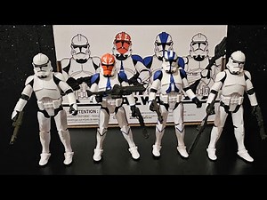 Ultimate Phase II Clone Trooper 4 Pack. Star Wars The Vintage Collection.