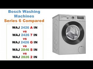 Best Bosch 8kg Washing Machine | 2426A vs 24267 vs 2426G vs 2846S vs 28262
