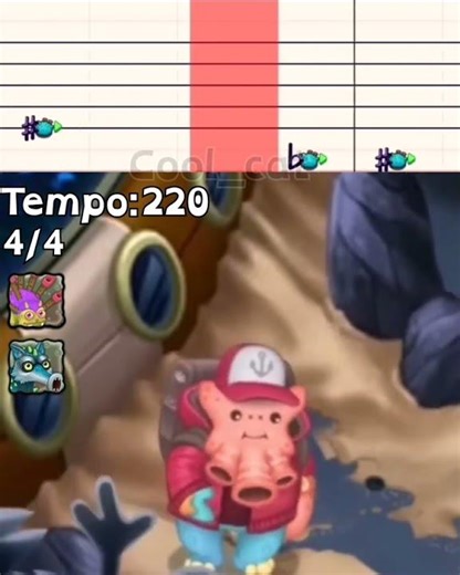 Hornacle - Waveform (splashy) - MSM composer tutorial @Kaksway #mysingingmonsters #msm #viral #msmc