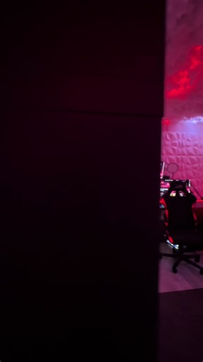 Red setup! ❤️ #gamingroom #gamingsetup #setup #gaming | Gaming Room Setup