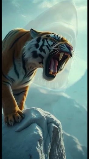 Epic prehistoric beasts come to life 🦖🦈🐅🐘🦥 #shorts #prehistoric #animals #ai