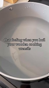 PSA: CLEAN YOUR WOODEN UTENSILS ‼️ / i’ll start by saying that if you are using plastic utensils, consider making the swap to wood or bamboo / ditch those plastics! / HOW TO CLEAN YOUR WOODEN/BAMBOO UTENSILS / 1. wash immediately after use with warm water dish soap 2. every few months, boil for 10-15 minutes - then give a quick rinse to help remove any grease, grime gunk that have built up 🤢 / TIPS ON CARING FOR WOODEN/BAMBOO UTENSILS- do NOT put them in the dishwasher- avoid soaking them for l