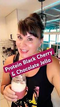 Protein Black Cherry & Chocolate Jello