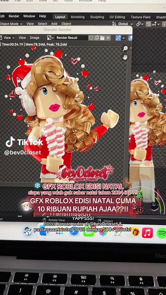 SIAPA YANG UDAA GA SABAR NATAL & TAHUN BARUU 2025??!! 🎄✨🍾 | get yours now only at bev0closet [ #4u #fyp #gfx #robloxfyp #robloxindonesia #roblox #foryou #xyzbca #christmas #fakesituation⚠️ ]