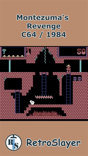 Montezuma's Revenge Gameplay Commodore 64