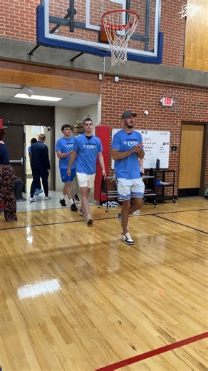 A special day on the basketball court ⛹️ Nikola Topić, Alex Caruso and Alex Ducas surprised Special Olympics Oklahoma athletes at John Marshall Enterprise Middle School during practice 🏀 | Oklahoma City Thunder