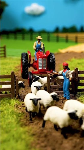 Farmers and Tractor Save Wandering Sheeps🐏✨