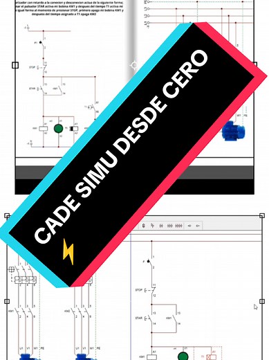 CADE SIMU: Aprende Electricidad y Automatización