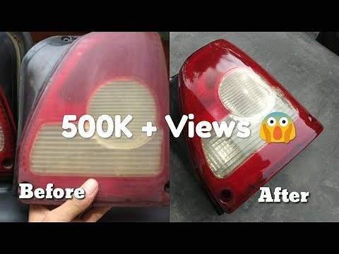 Restoring Faded car tail light || DIY