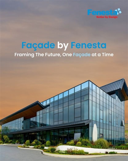 Presenting Façade by Fenesta — where design meets durability. Engineered for elegance and built for performance, our façade solutions redefine aesthetics and endurance. Framing the future, one façade at a time. Visit https://www.fenesta.com/ for more information You can also chat with us on WhatsApp directly at http://bit.ly/FenestaAssistant #Fenesta #FacadeSolutions #BetterByDesign #InnovationInDesign [Fenesta Windows, Windows & Doors, Facade, Framing the future] | Fenesta Windows