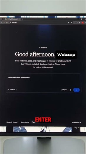 Creating apps with just words is wild #ai #websites