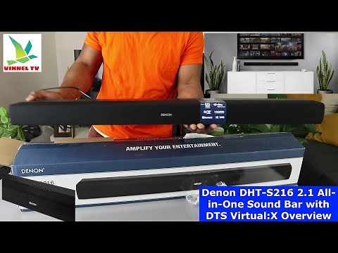 Denon DHT- S216 2.1 All - in- One Sound Bar with DTS Virtual :X Overview