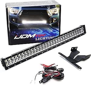 Amazon.com: iJDMTOY Lower Grille 30-Inch LED Light Bar Kit Compatible with 2016-23 Toyota Tacoma, Includes (1) 180W High Power LED Lightbar, Lower Bumper Opening Mounting Brackets & On/Off Switch Wiring Kit : Automotive