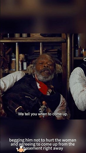 The Hateful Eight: Intense Basement Standoff & Brutal Betrayal ⚔️🔥 #movie