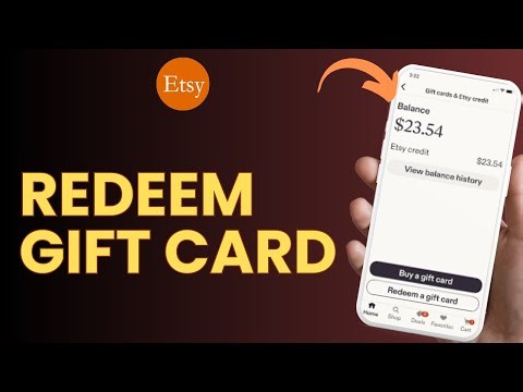How to Use Etsy Gift Card Redeem