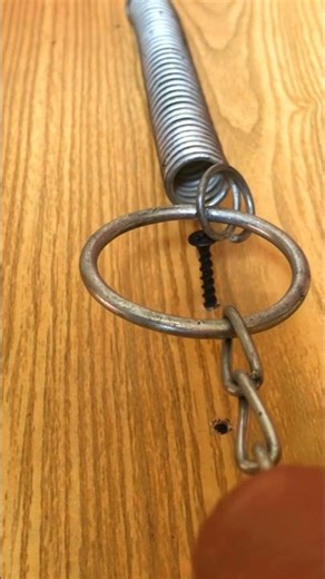 Genius Hack for installing strong Spring #knot #howto 👌