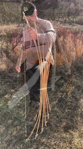 Unreal Bow in a Real Life 🏹🎯 #archery #diy #longbow