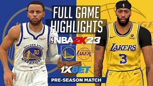 1.9K views · 74 reactions | Lakers vs Warriors - NBA Pre-Season Full Game Highlights | October 3, 2023, NBA 2K23 NBA basketball action is back! Matinding tapatan na naman! Golden State Warriors beat the Los Angeles Lakers! Credits to all NBA2K23 Modders: Looyh 2K God Pinoy21 2K Specialist | MHRLK | Facebook