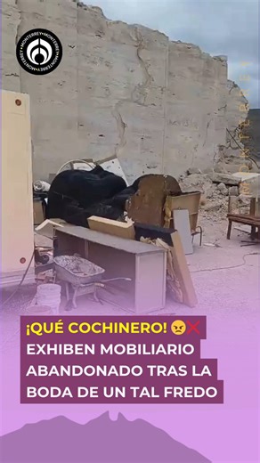 ⚠️ LAMENTABLE: A dos semanas de la boda del influencer Un Tal Fredo en una zona natural protegida de Cuatro Ciénegas, Coahuila, una mujer evidenció en un video que aún permanecen muebles y decoraciones abandonados en el lugar.Las imágenes han generado indignación en redes sociales por el impacto que esto podría tener en el área natural. ❌