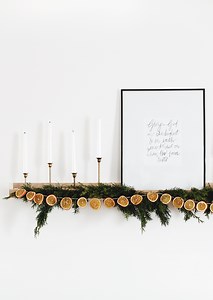 How to Make a Dried Orange Garland